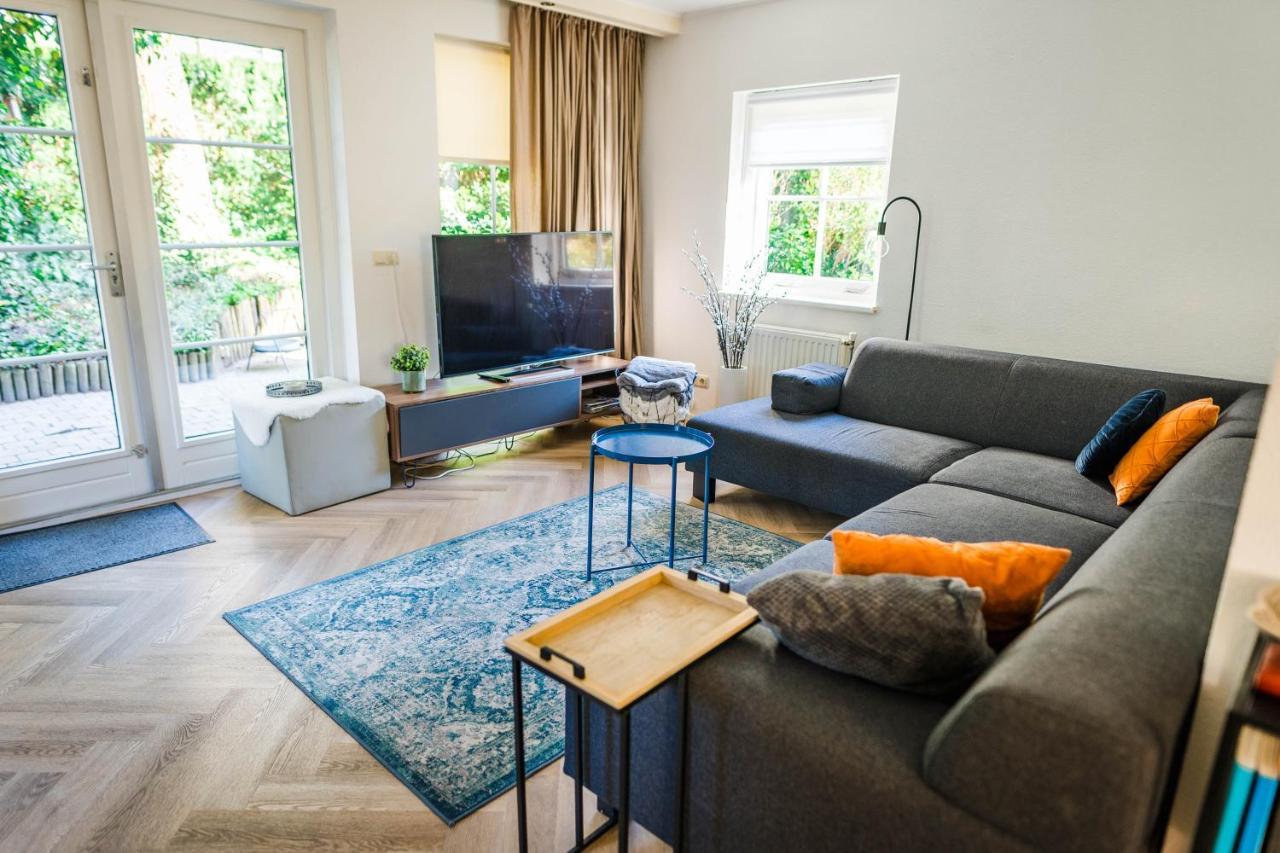 Luxe Vakantiehuis In Het Bos Met Jacuzzi En Sauna ลุนเทเรน ภายนอก รูปภาพ